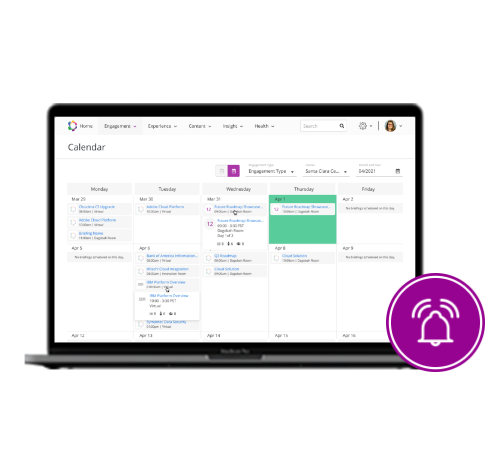 scheduling system calendar view