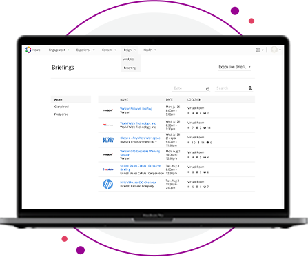 briefing scheduling system