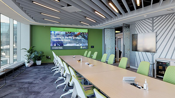PTC corporate experience center board room
