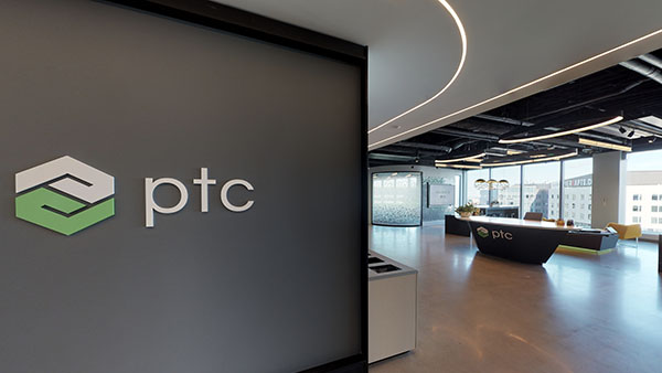 PTC corporate experience center lobby